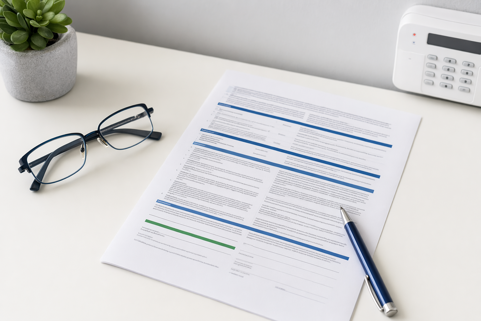 Illustration for: What an alarm monitoring contract should include